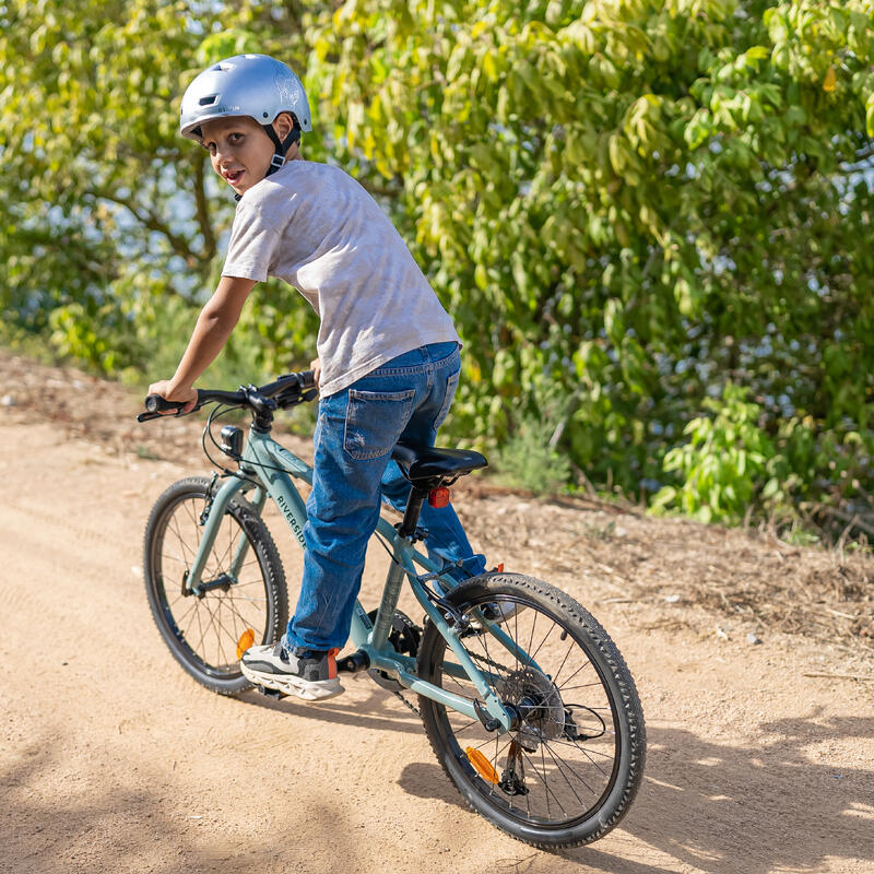 Bicicleta niños 20 pulgadas Riverside 900 gris verdoso 6-9 años