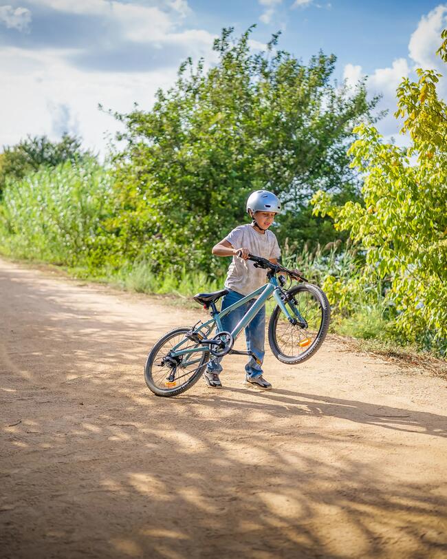 Kinder-Trekkingrad Riverside 900 20 Zoll 6-9 Jahre – grün