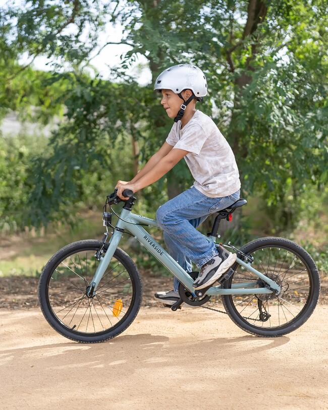 Kinder-Trekkingrad Riverside 900 20 Zoll 6-9 Jahre – grün