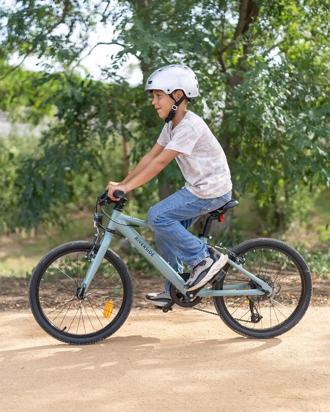 Hybridefiets 20 inch voor kinderen 6-9 jaar Riverside 900 groen