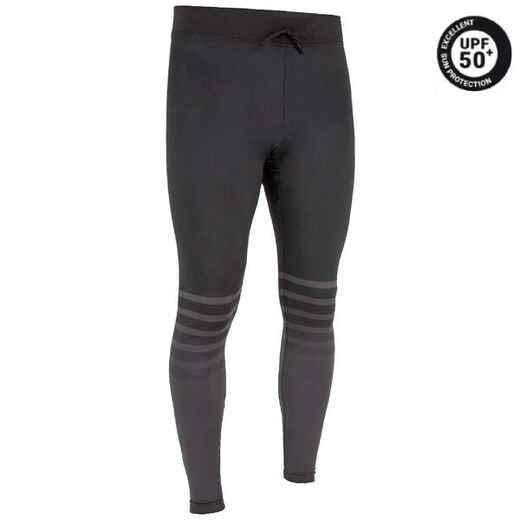 
      Licra con protección solar de surf para hombre Olaian UV Leg 100 ECO negro
  