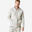 Men's Fitness Zip-Up Sweatshirt 500 Essentials - Linen Grey