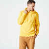Men's Fitness Sweatshirt 500 Essentials - Mustard