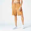 Men's Fitness Cargo Shorts 520 - Hazelnut