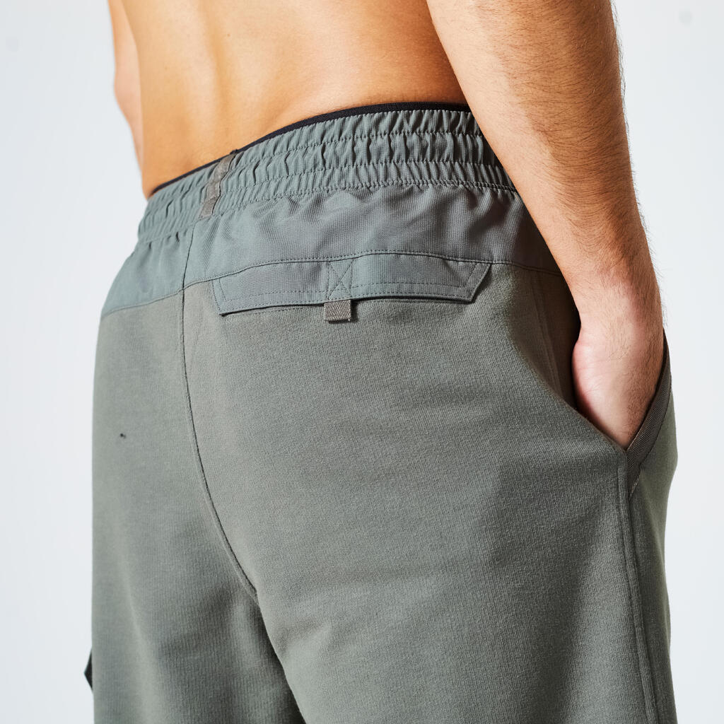 Short Cargo Fitness Homme - 520 kaki cendré