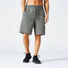 Men's Fitness Cargo Shorts 520 - Grey Khaki