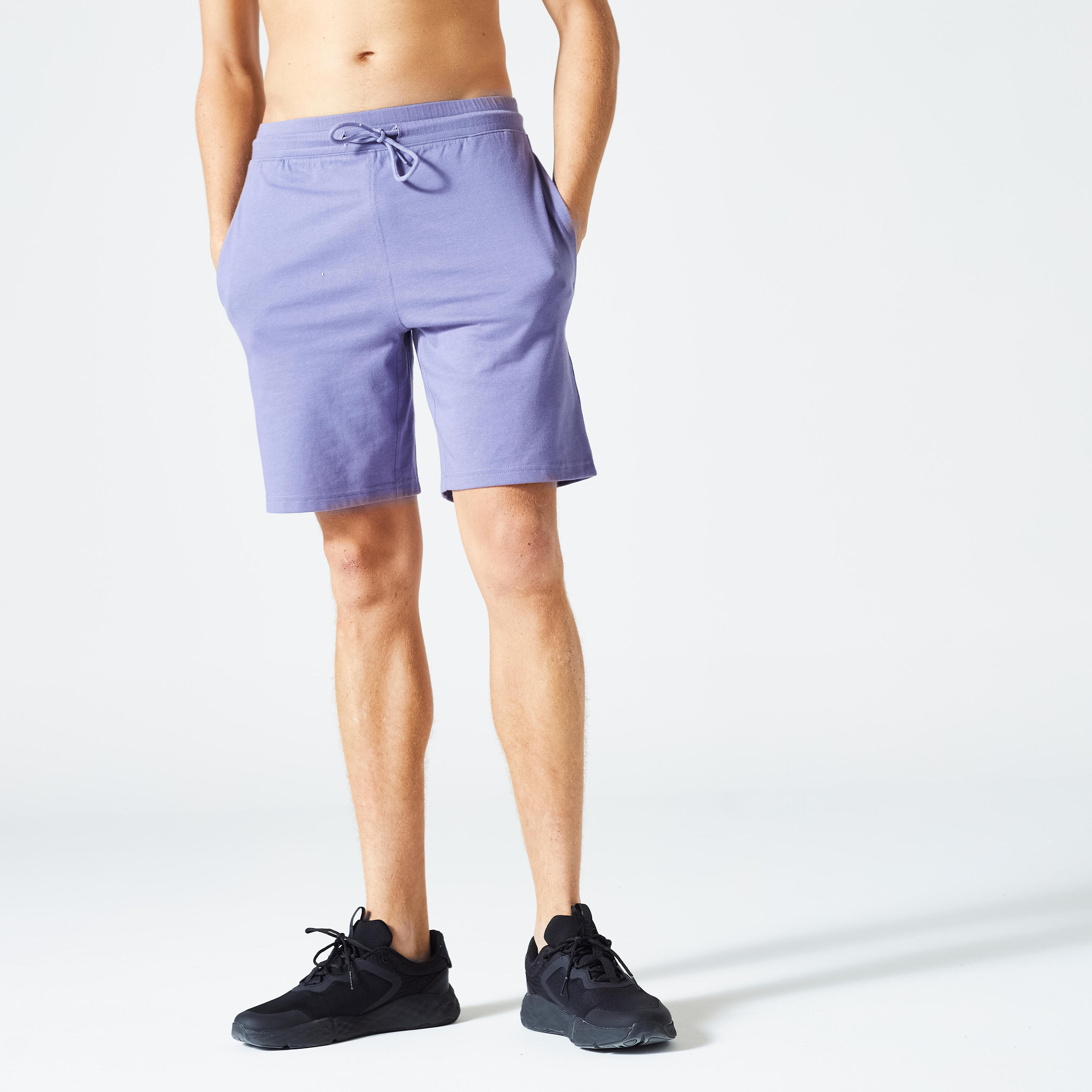 Men's Fitness Shorts 500 Essentials - Blue 1/5