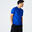 T-shirt uomo fitness 500 ESSENTIALS regular 100% cotone blu