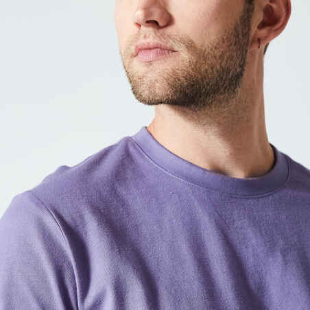 Vyriški kūno rengybos marškinėliai „500 Essentials“, mėlyni