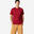 Men's Regular-Fit T-Shirt 500 Essentials - Burgundy