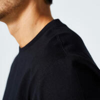 T-Shirt Fitness Homme - 500 Essentials noir