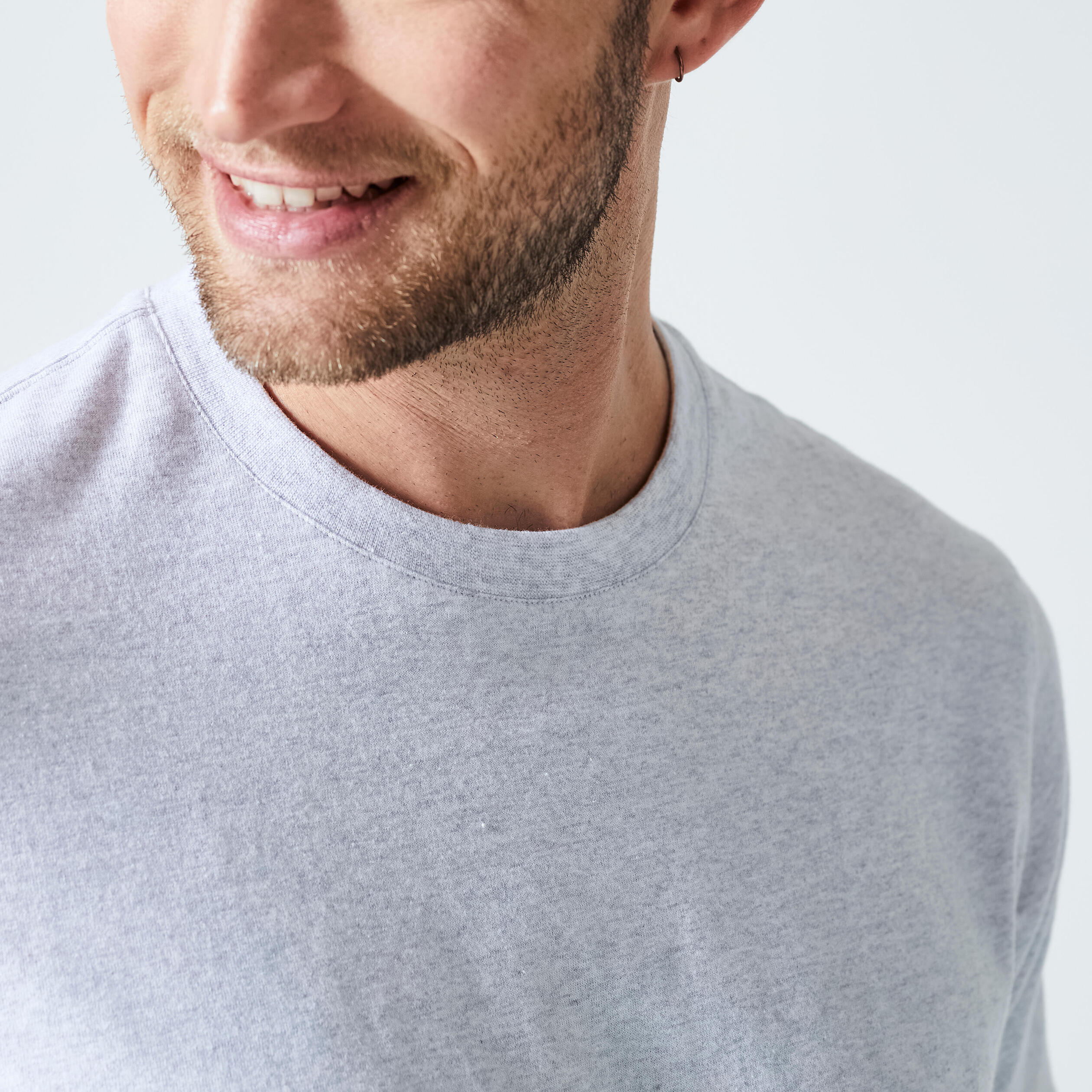 Men's Essentials Cotton T-Shirt - Pale Grey