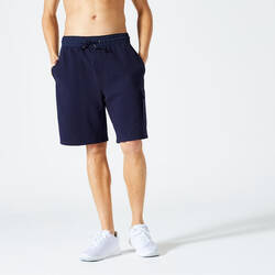 Men's Fitness Cargo Shorts 520 - Dark Blue