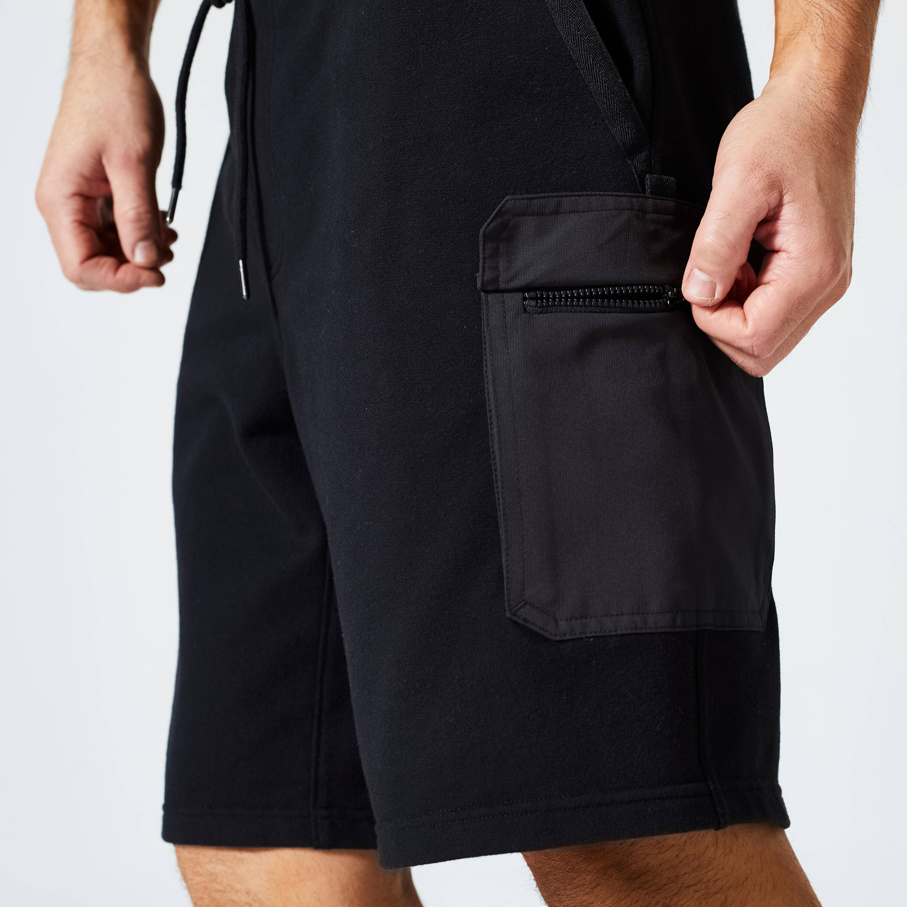 Men's Cargo Fitness Shorts 520 - Black -  4