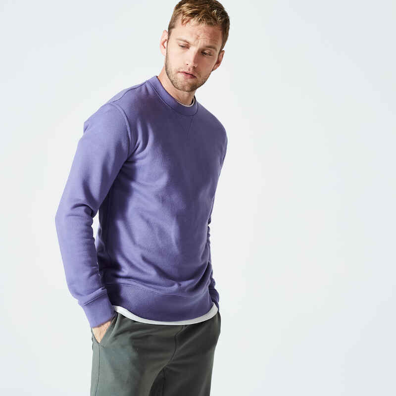Sweatshirt Herren - 500 Essentials blau 