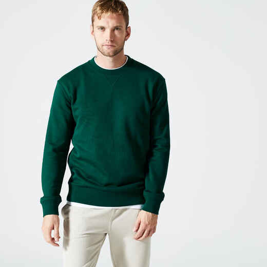 
      Vyriškas džemperis kūno rengybai „500“ su apvalia apykakle, žalias
  