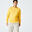 Sweatshirt de Fitness Homem 500 Essentials Amarelo Mostarda