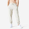 Pantalon jogging fitness Homme - 500 Essentials Gris lin