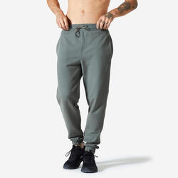 Pantalón chándal fitness algodón recto Hombre Domyos Essentials