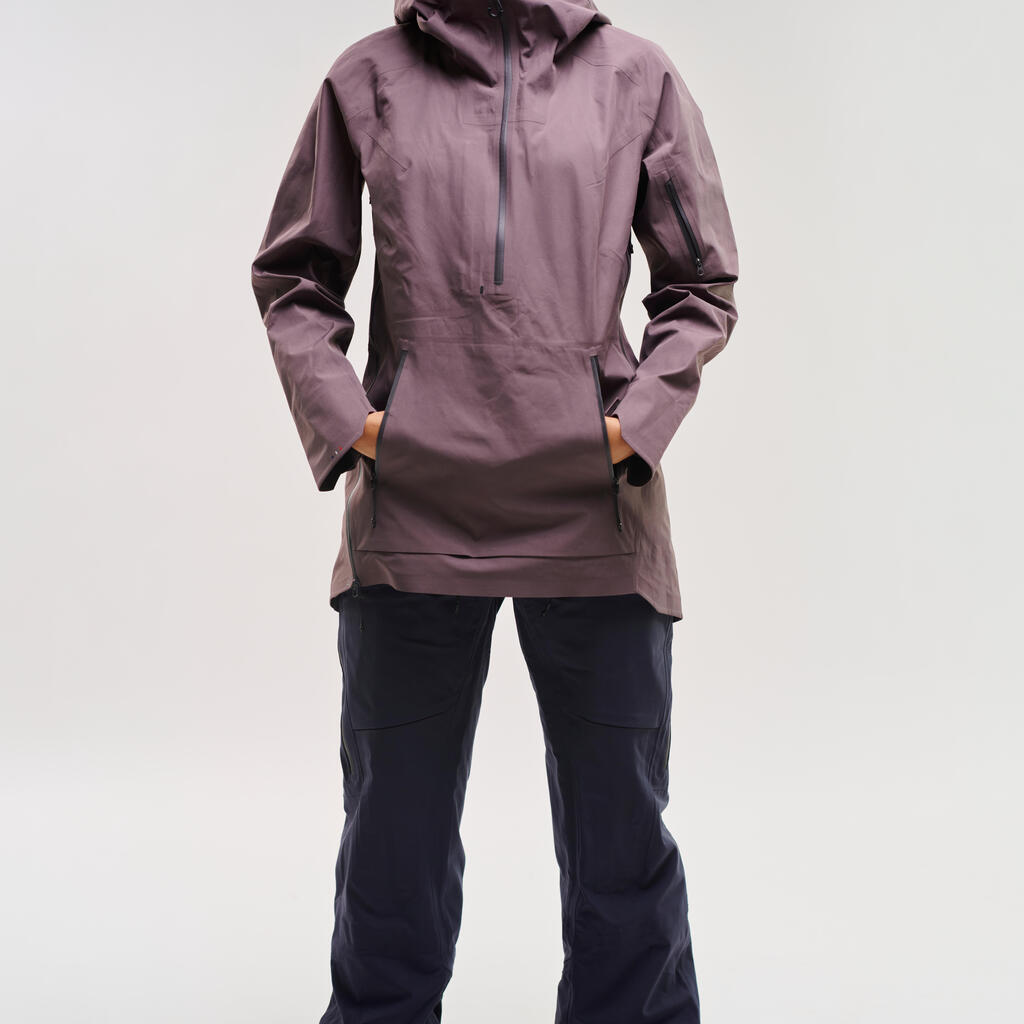 Women's Freeride Ski Jacket - Eclipse Day - Purple