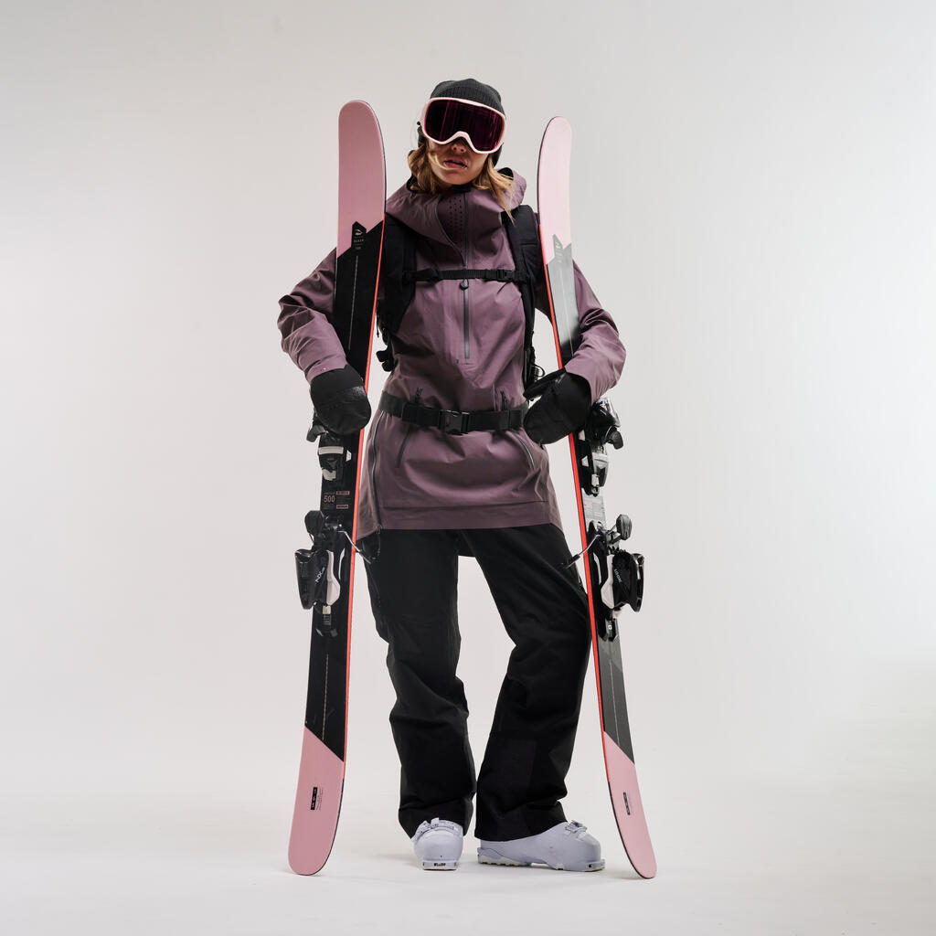 Women's Freeride Ski Jacket - Eclipse Day - Purple