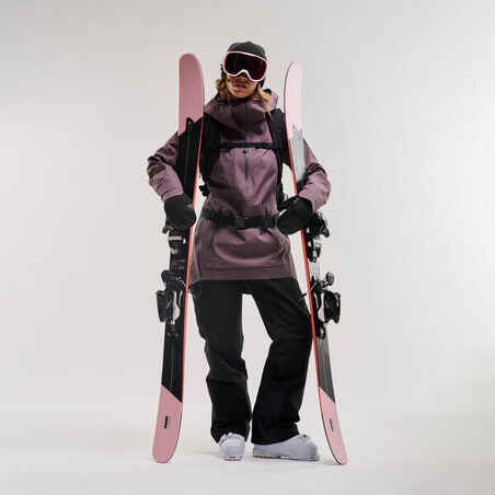 Skijacke Damen Freeride - Jour d'éclipse lila
