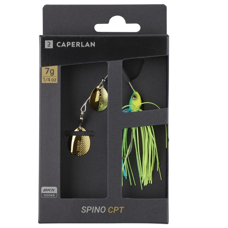 Nástraha spinnerbait Spino CPT 7 g modro-světle zelená