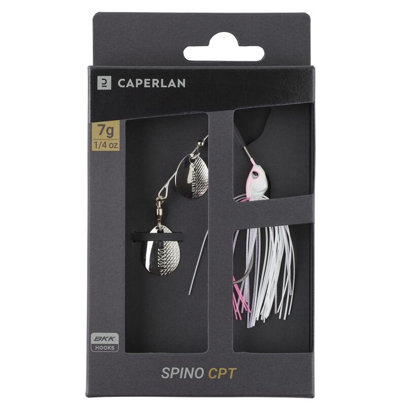 SPINNERBAIT SPINO CPT 7GR BLANC ROSE