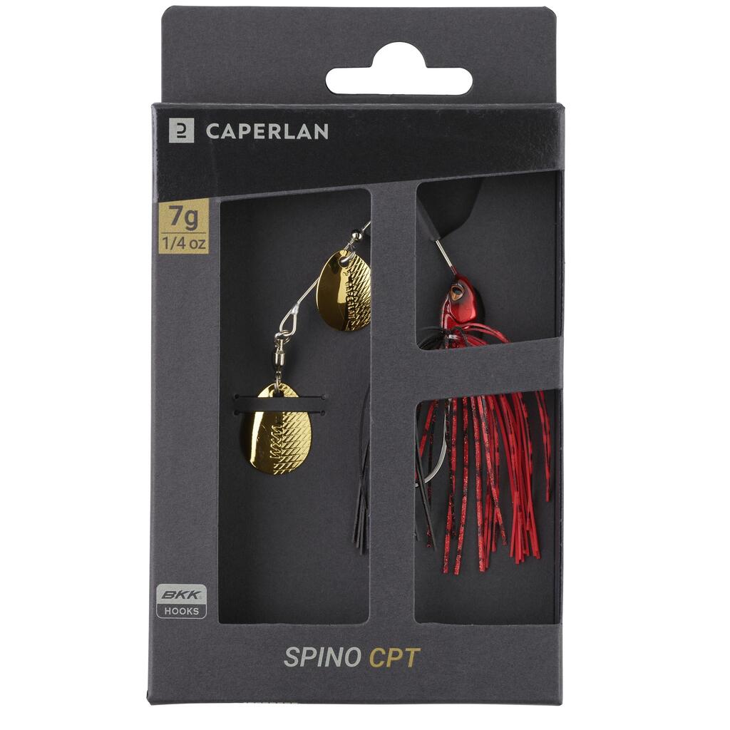 Nástraha spinnerbait Spino CPT 7 g modrá/žltozelená