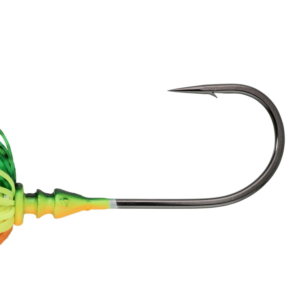 Nástraha spinnerbait Spino PK 14 g modrá/žltozelená