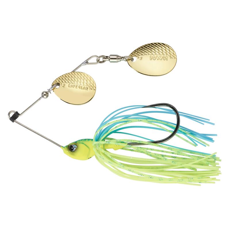 SPINNERBAIT SPINO CPT 7 G BLAUW CHARTREUSE