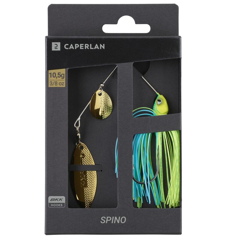 Nástraha spinnerbait spino 10,5 g modro-světle zelená