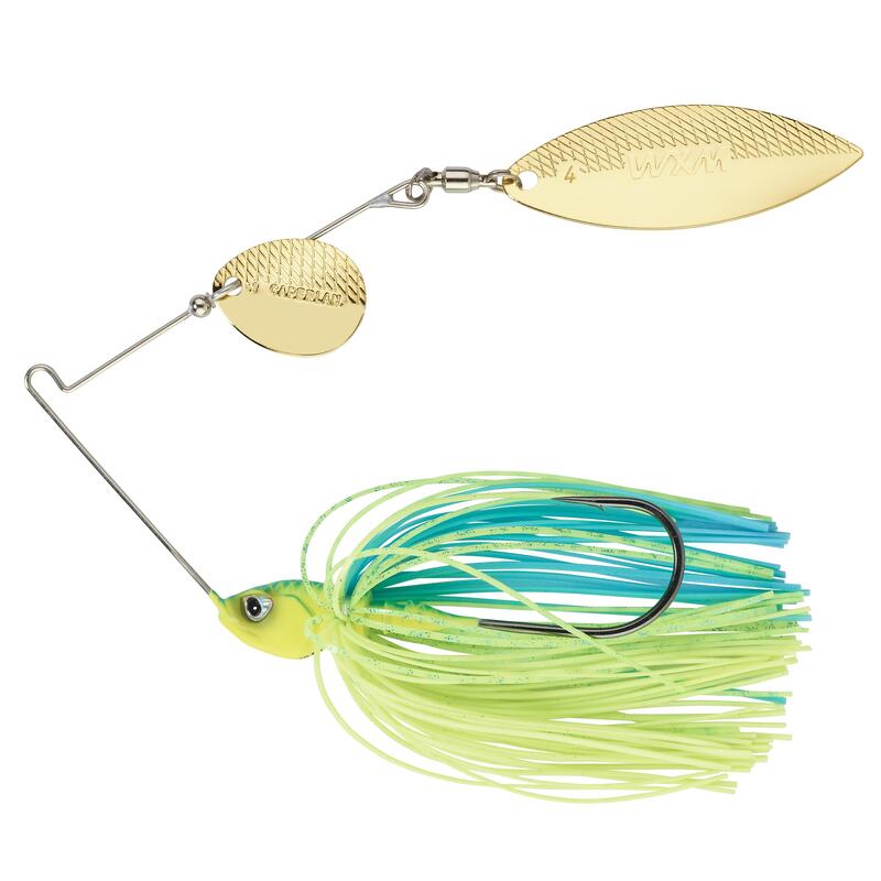 Nástraha spinnerbait spino 10,5 g modro-světle zelená