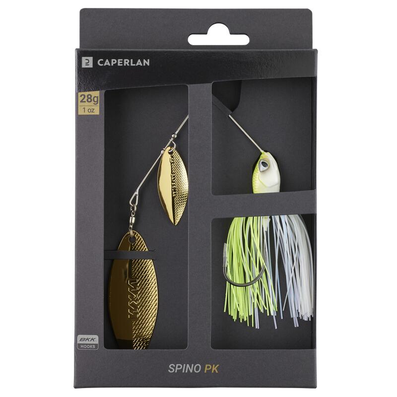 SPINNERBAIT SPINO PK 28GR BLANC CHARTREUSE