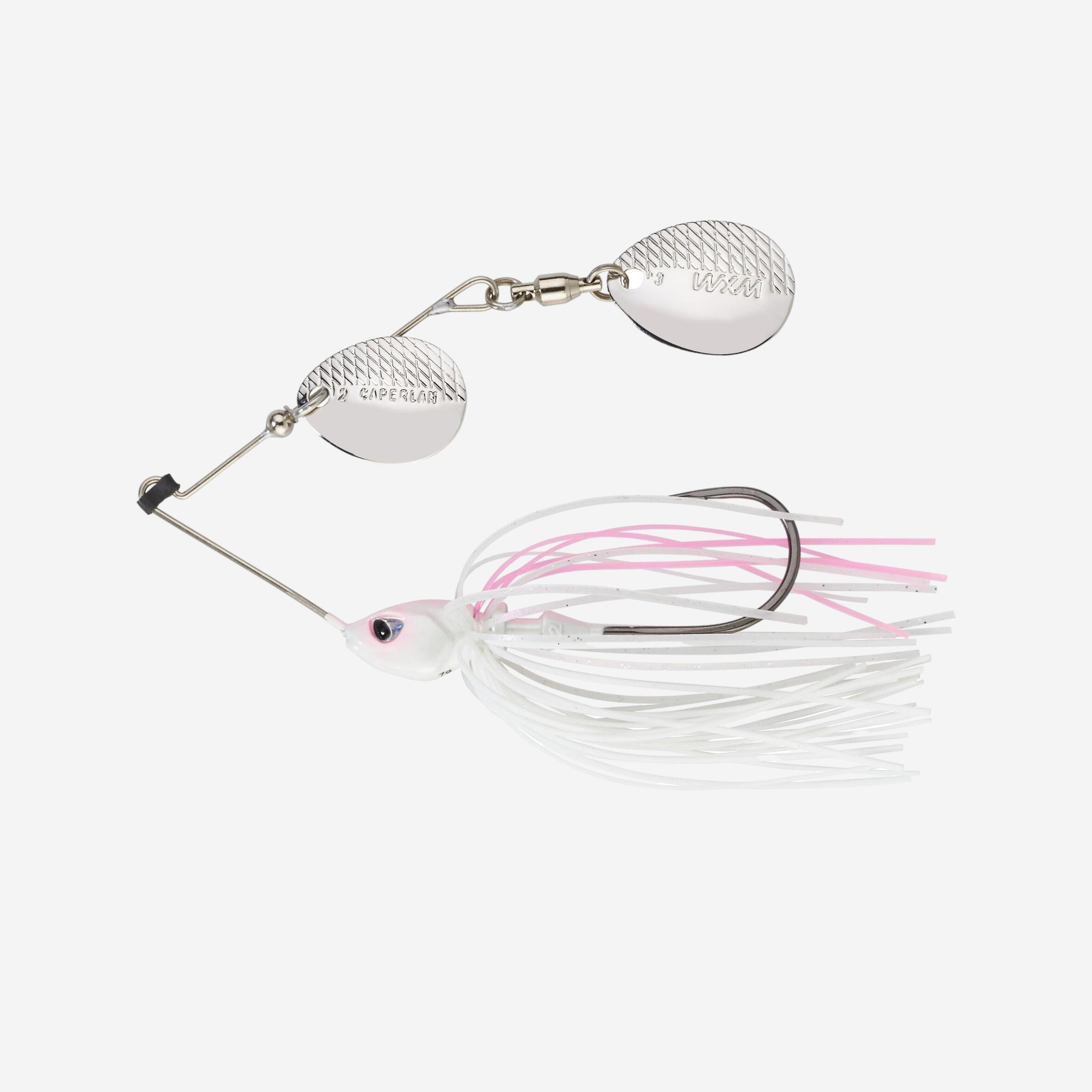 CAPERLAN Nástraha spinnerbait Spino CPT 7 g biela/ružová