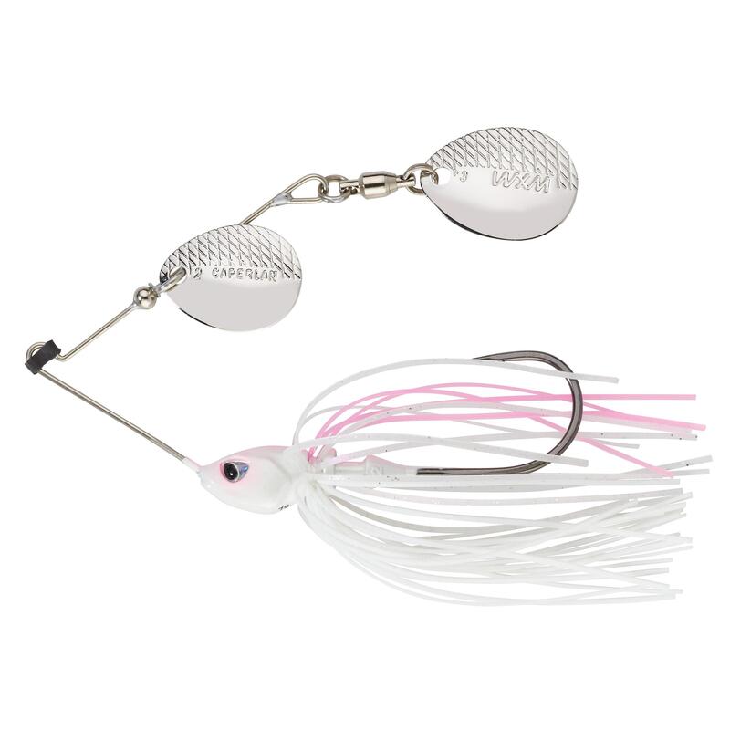 Spinnerbait SPINO CPT 7 g wit roze