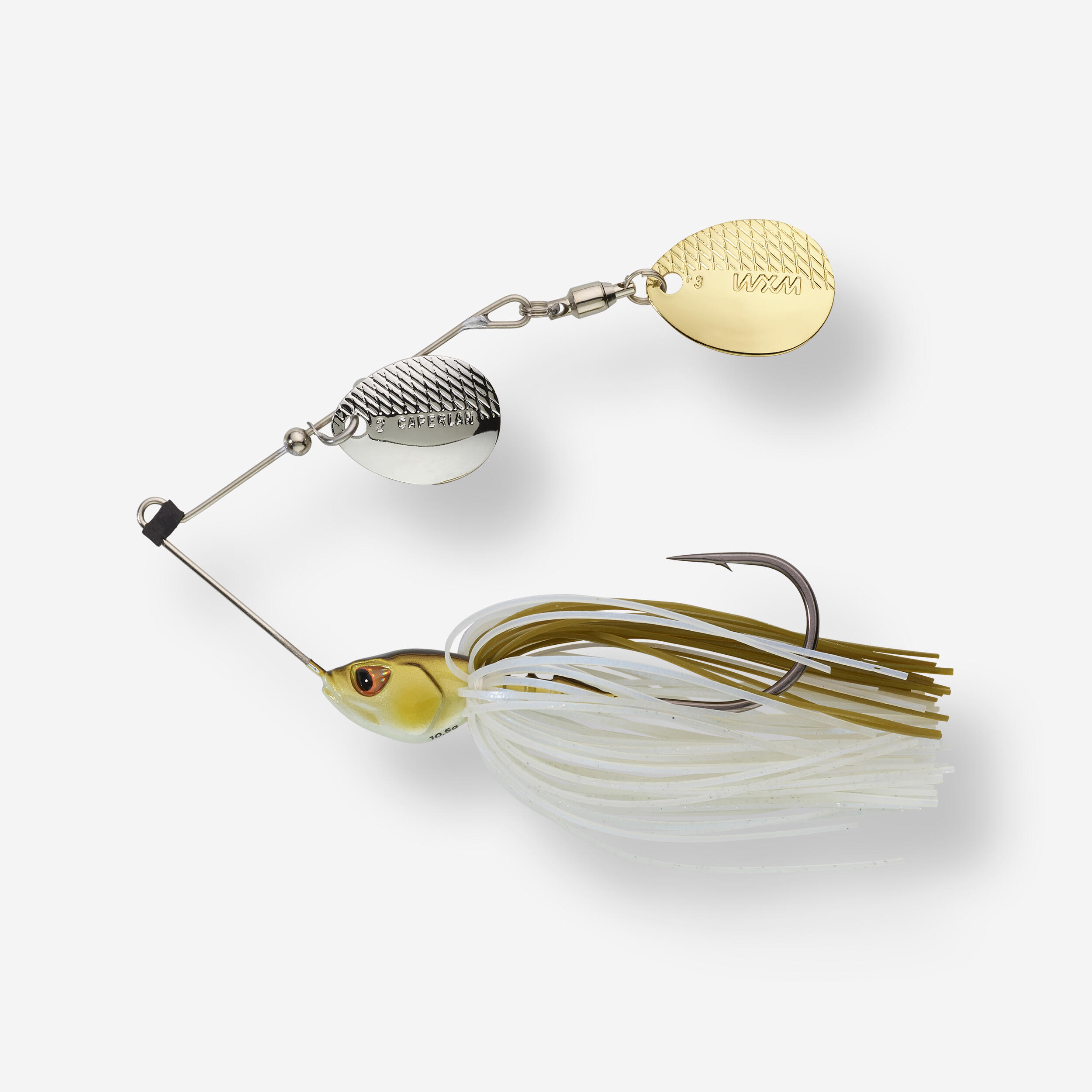 Caperlan - Spinnerbait Spino Cpt 10,5gr Ayu - Leurre Métallique - Peche - Blanc-vert - Taille Unique - Decathlon