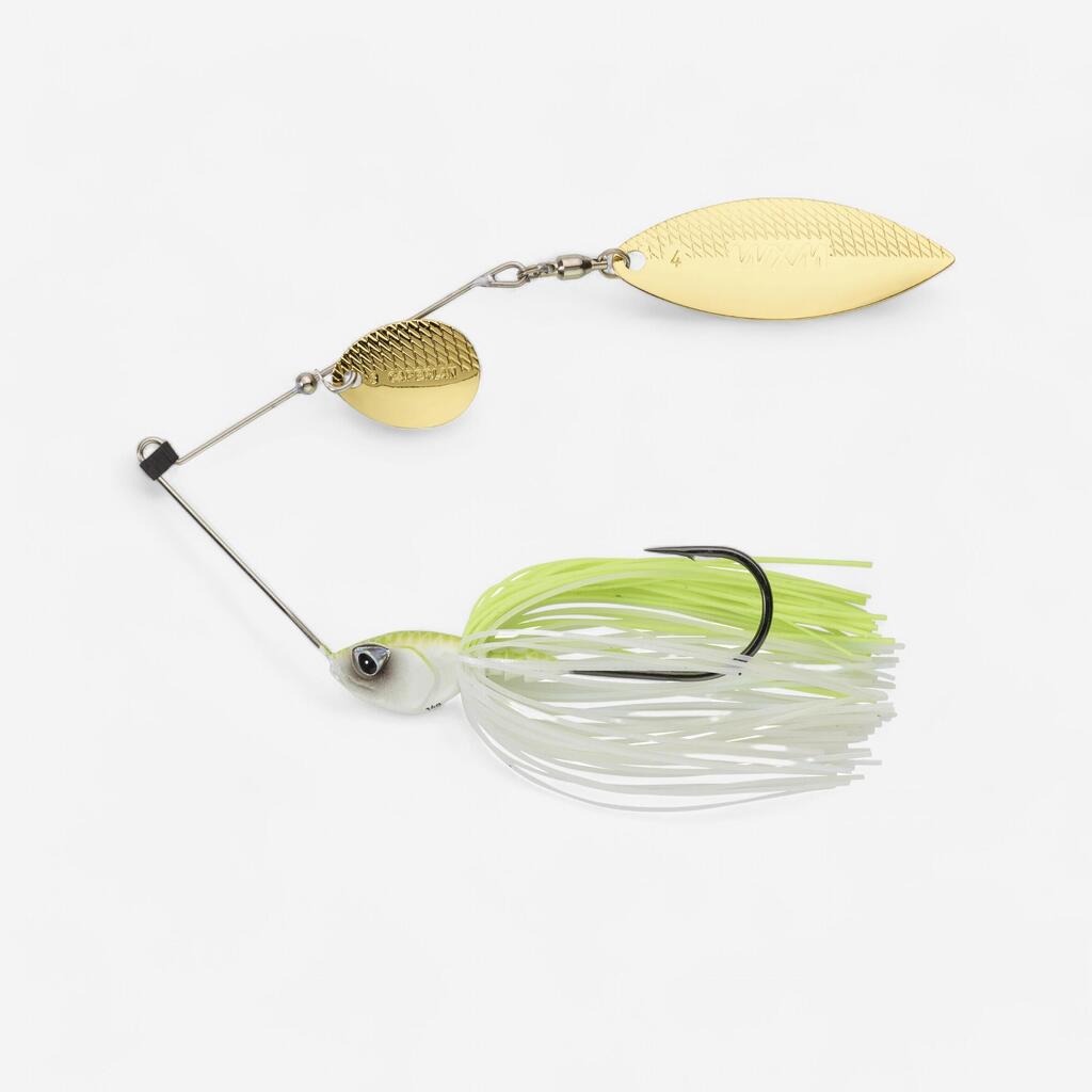 Lant spinnerbait Spino 14 g, valge kollane