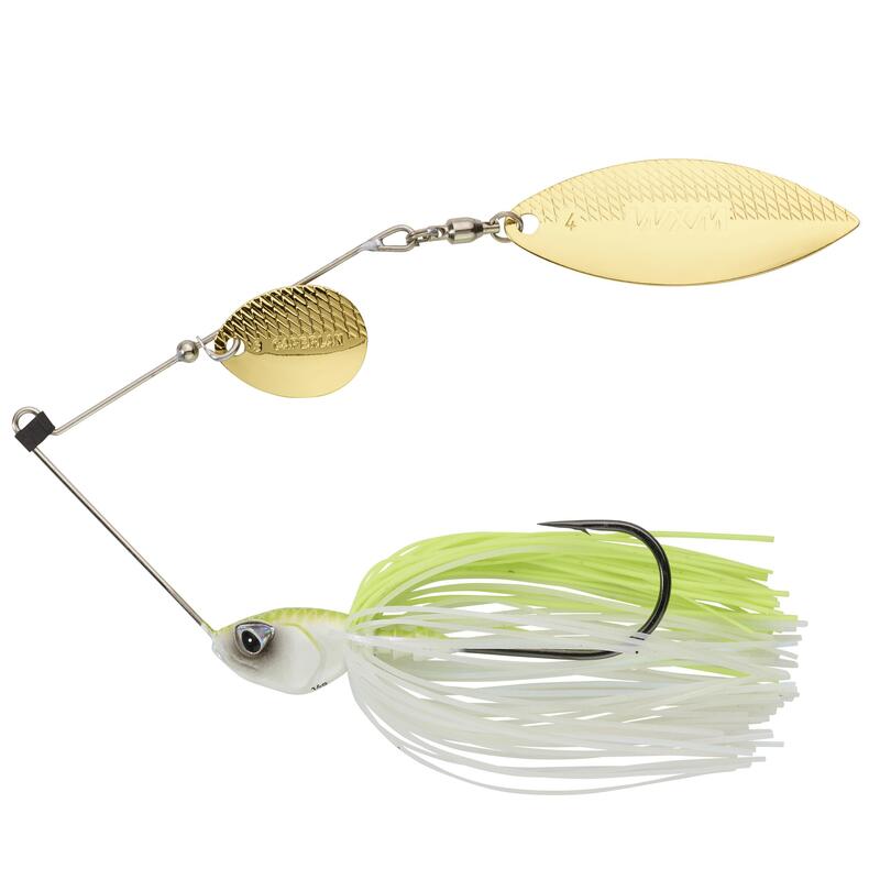 SPINNERBAIT SPINO 14 G WIT CHARTREUSE