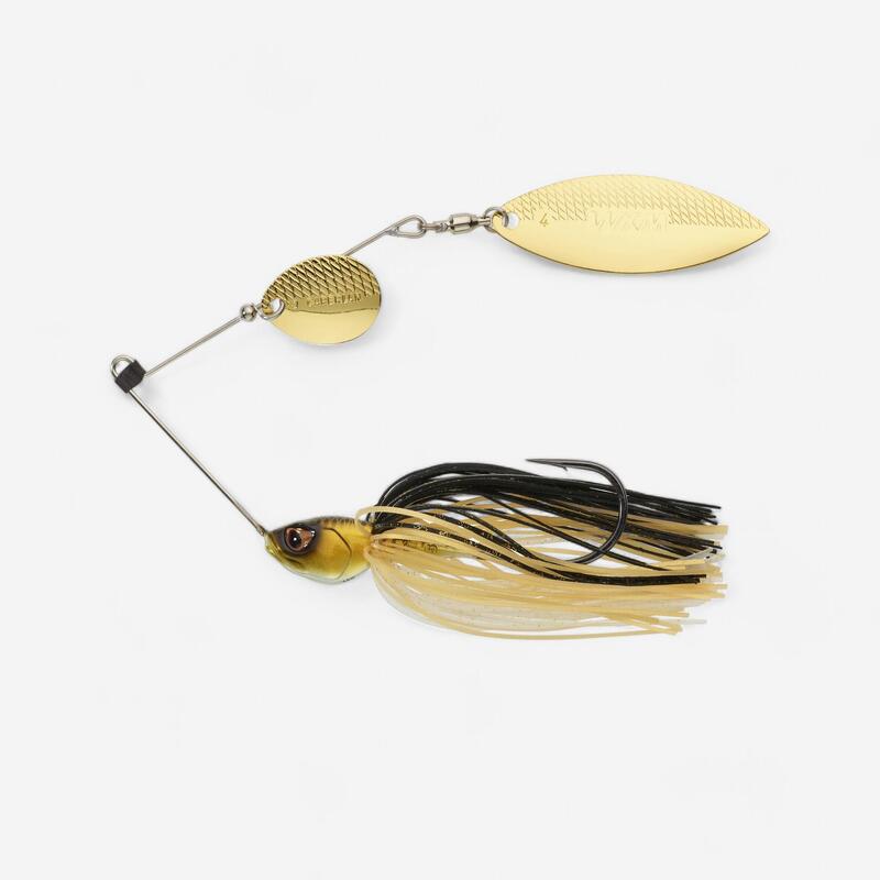Nástraha spinnerbait Spino 14 g zlatá