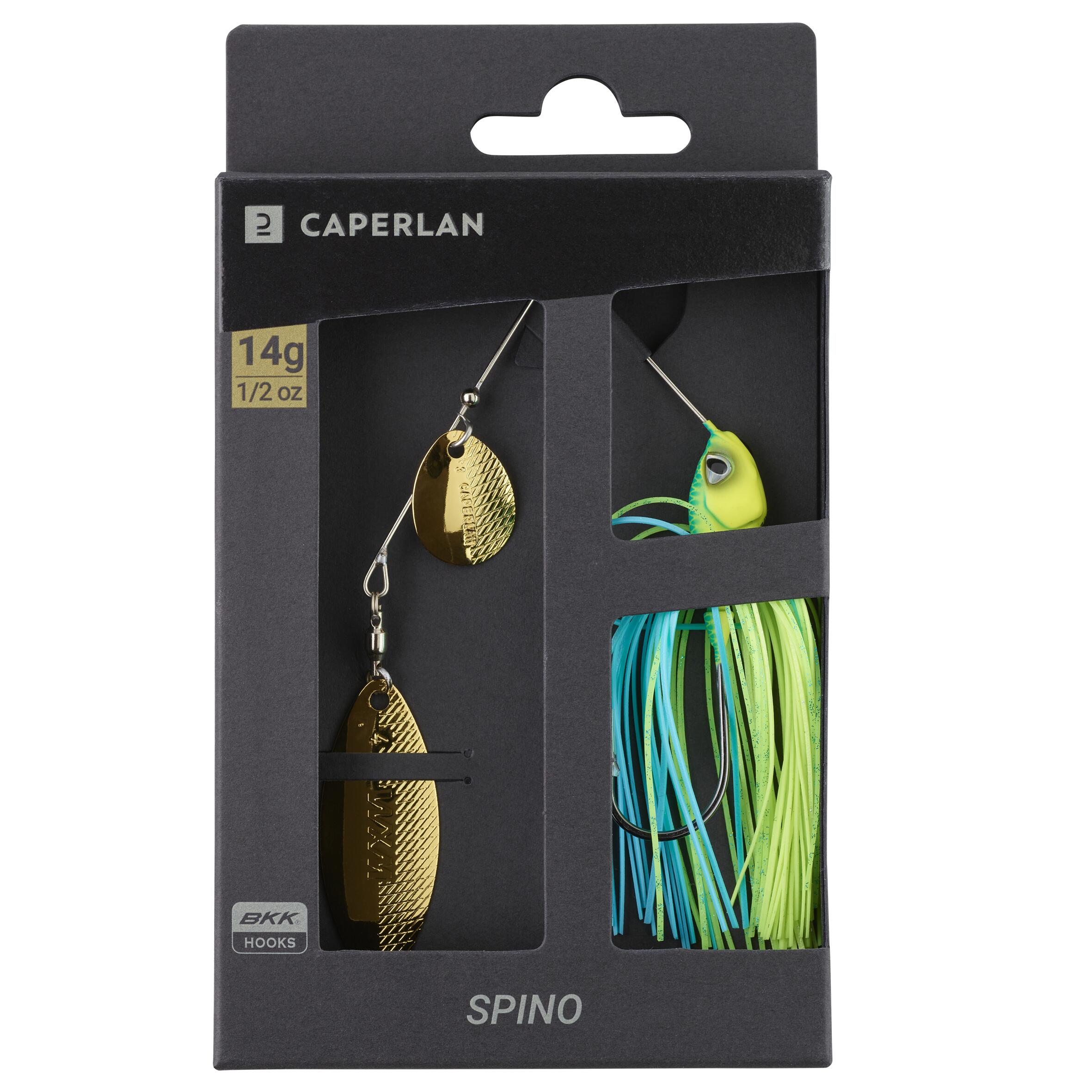 Leurre rotatif à chartreuse – Spino 14 g bleu - CAPERLAN