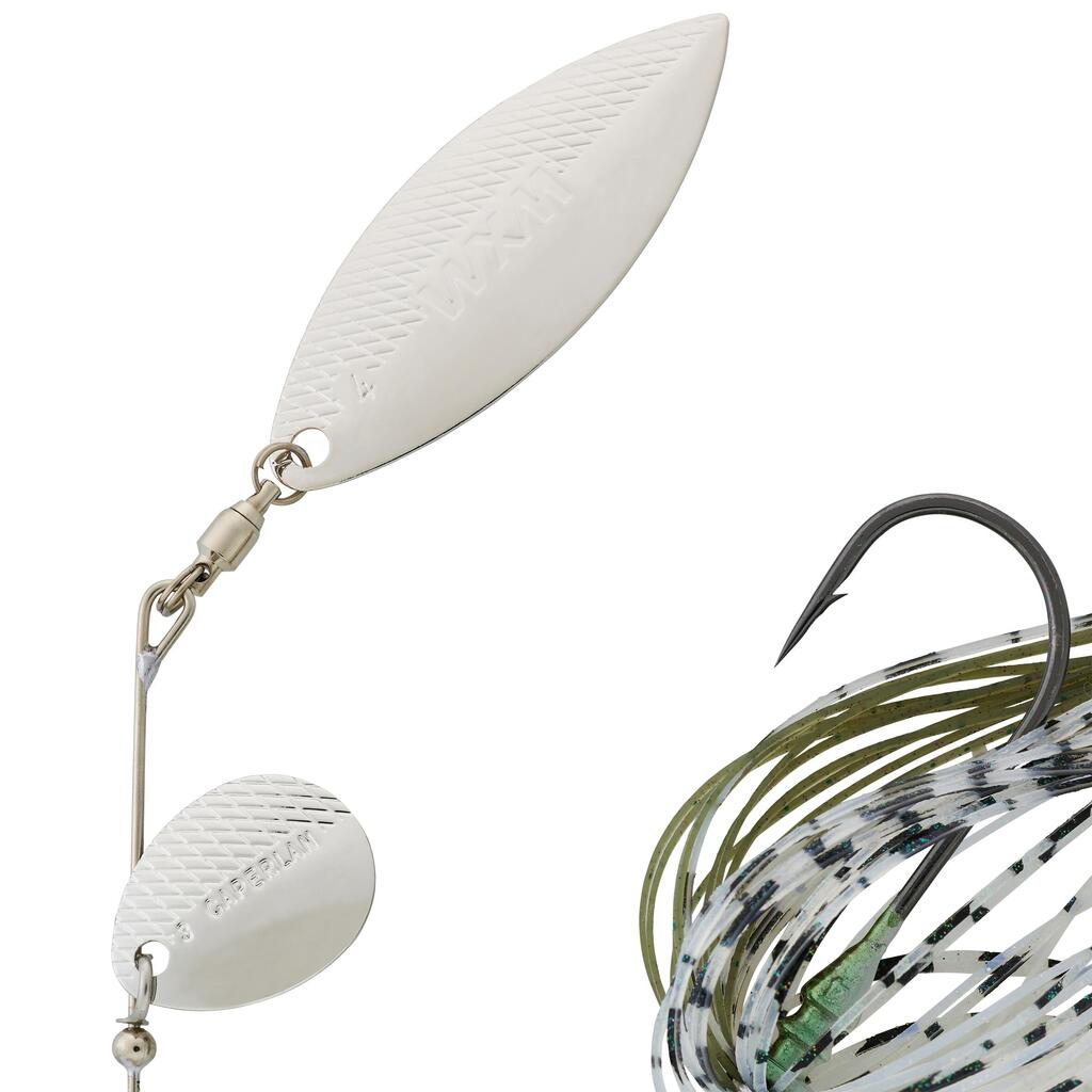 Spinnerbait SPINO 10,5 g blau/gelbgrün