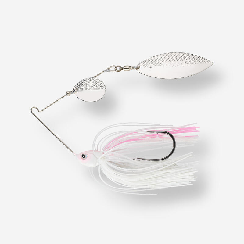 Nástraha spinnerbait Spino 10,5 g bílo-růžová