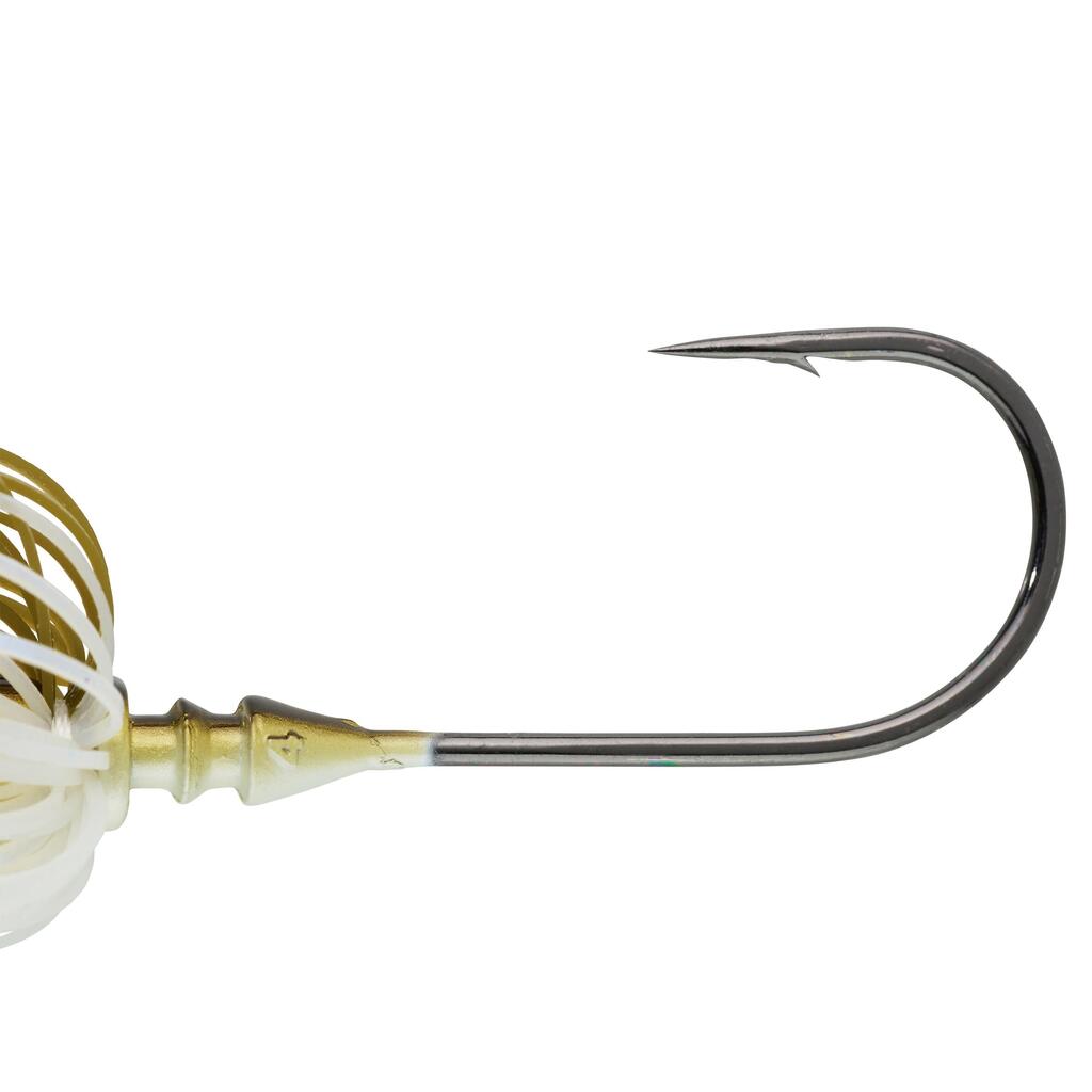 Nástraha spinnerbait Spino 10,5 g modrá/žltozelená