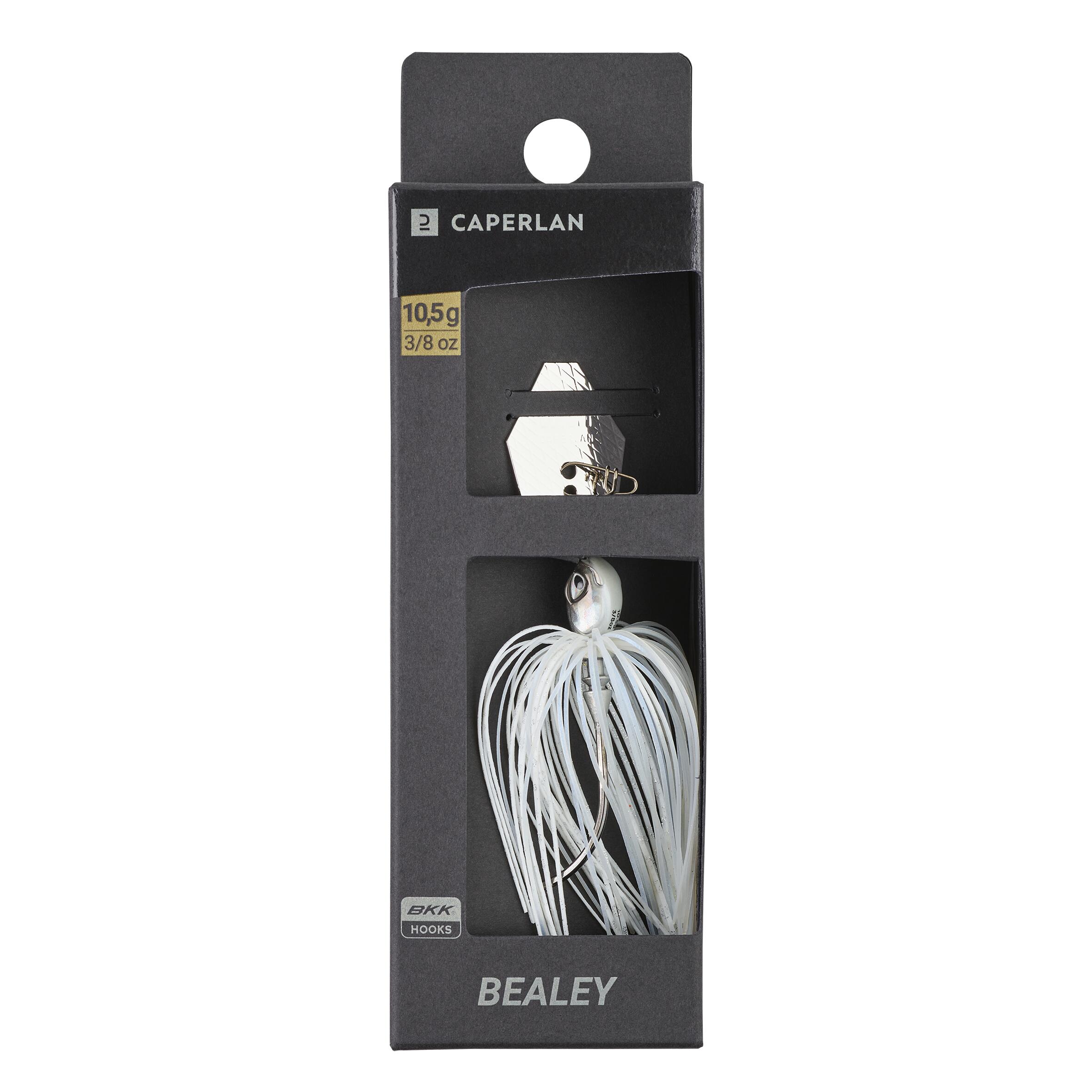 Chatterbait - Bealey 10.5 g (2/5 oz.) White - CAPERLAN