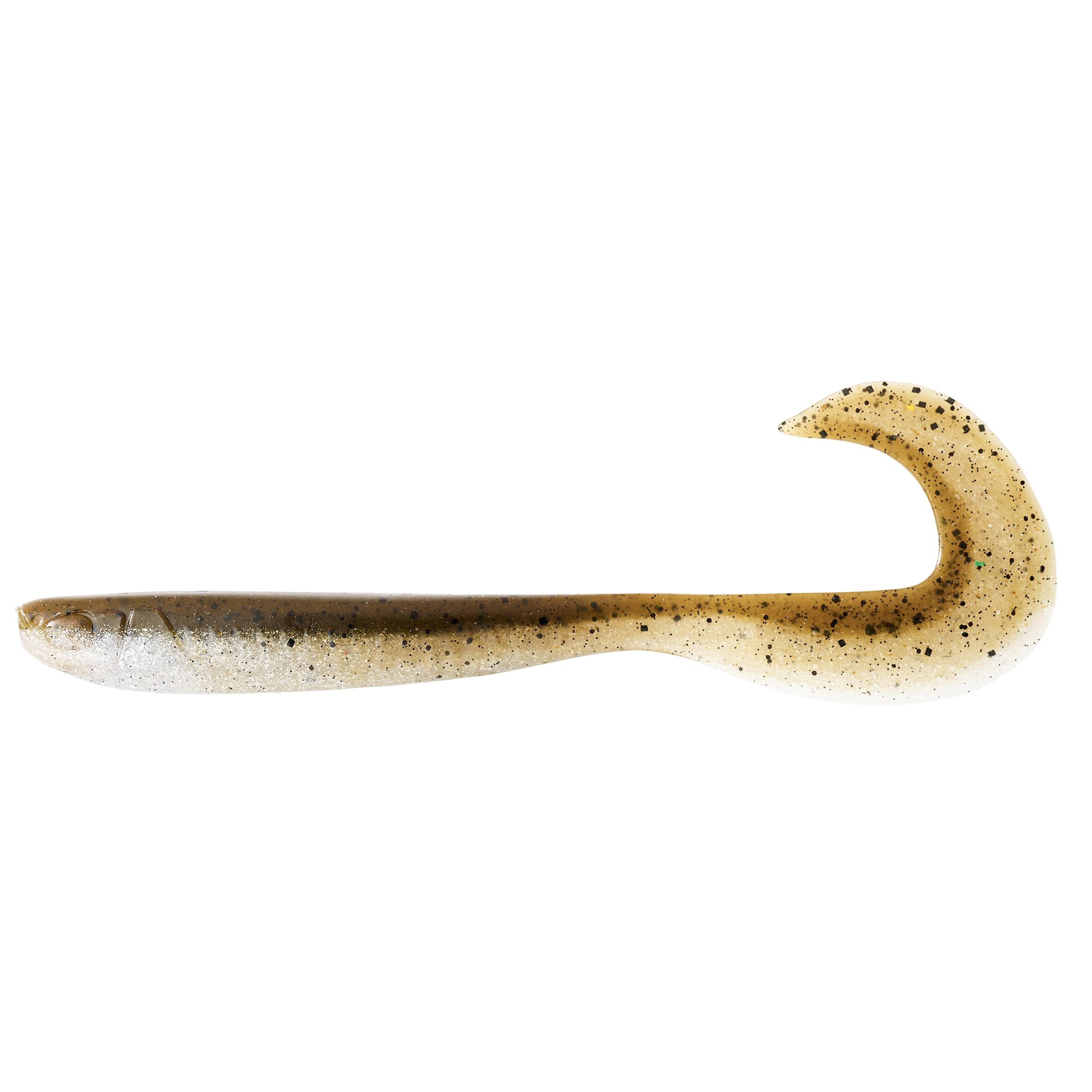 Grub Shaped Soft Lure with Attractant - WXM Yubari GRB 90 Chartreuse