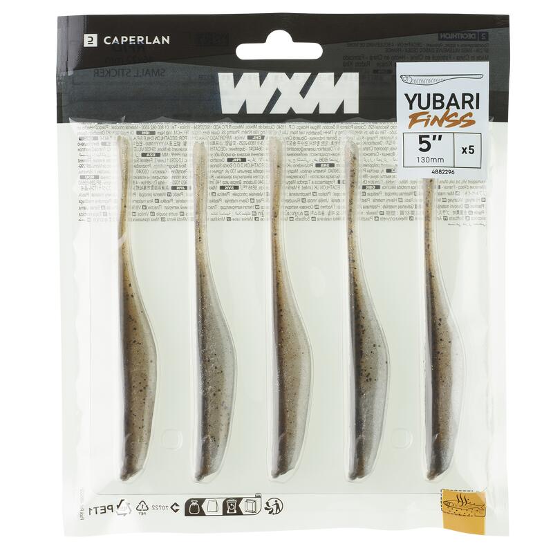 LEURRE SOUPLE FINESS AVEC ATTRACTANT WXM YUBARI FINSS 130 GREMILLE