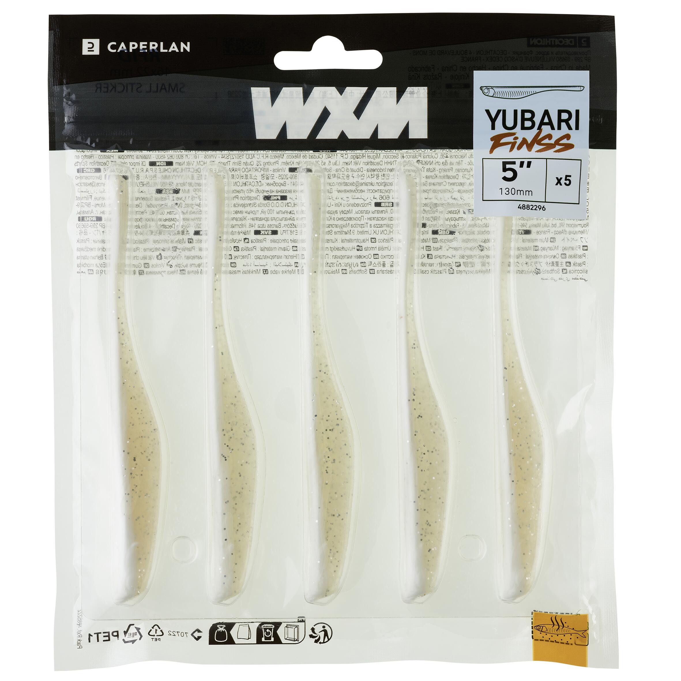 SOFT FINESS LURE WITH WXM YUBARI FINSS 130 ATTRACTANT WHITE 4/7