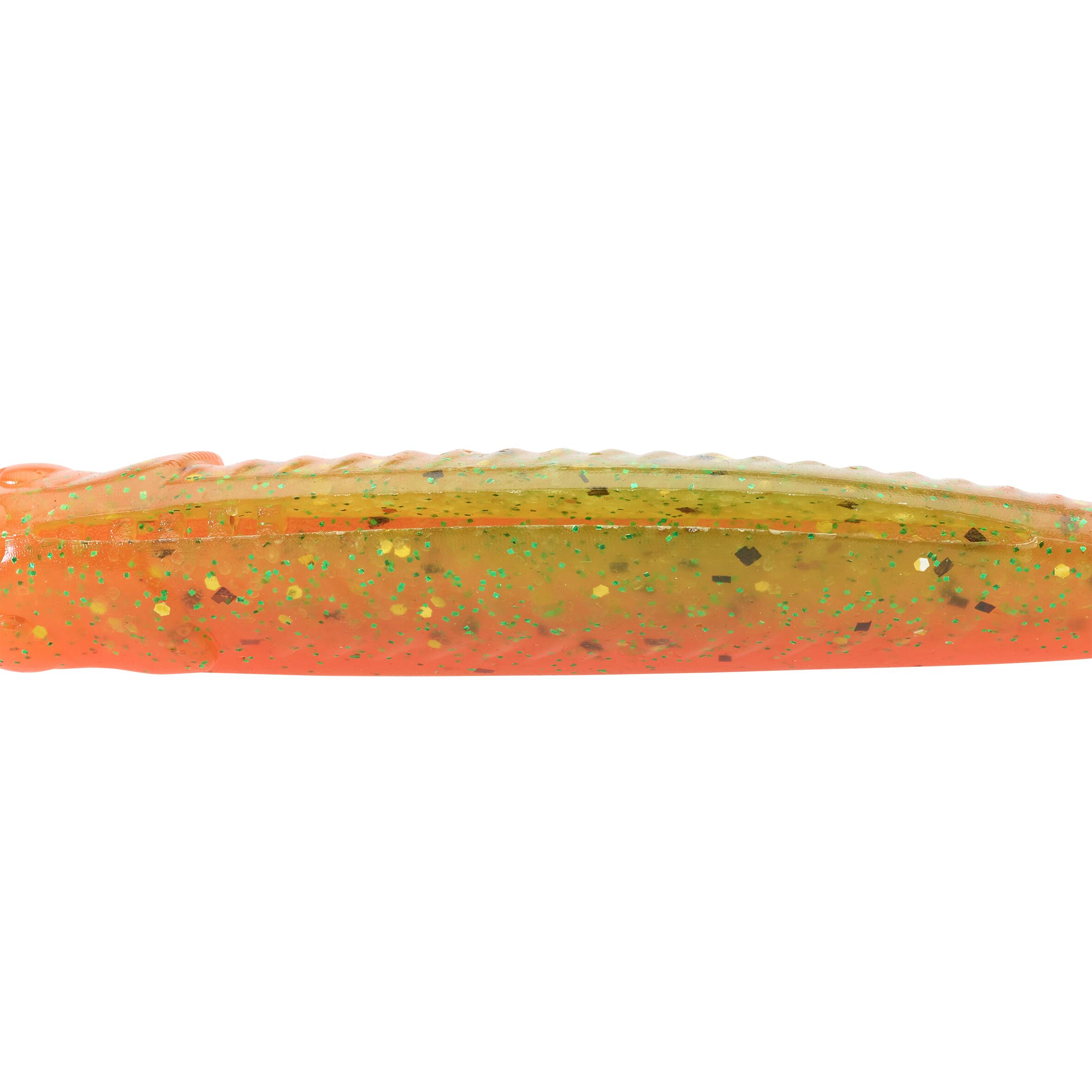 SOFT FINESS LURE WITH WXM YUBARI FINSS 100 ATTRACTANT ORANGE 5/7