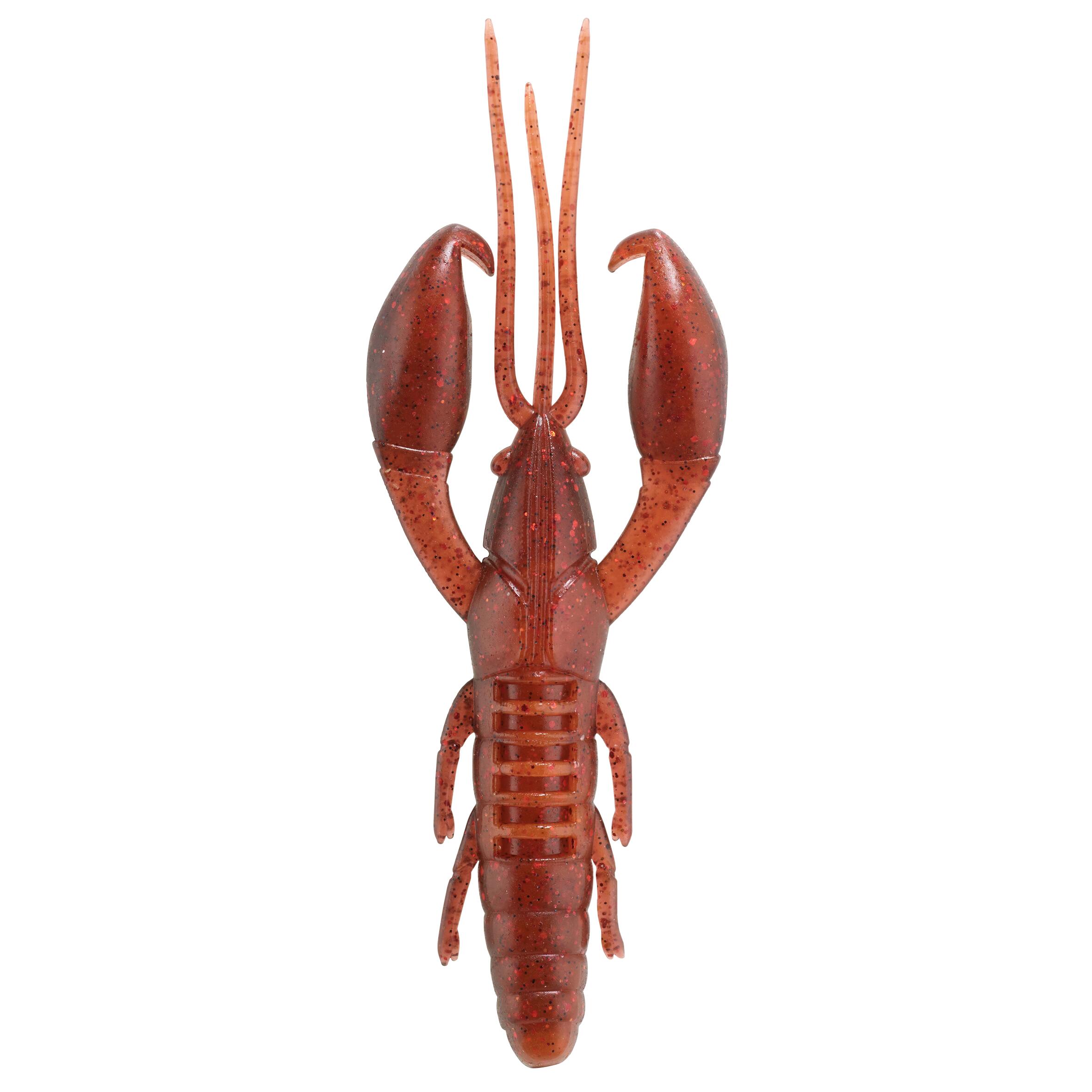 LEURRE SOUPLE ECREVISSE AVEC ATTRACTANT WXM YUBARI CRW 3" 7.5cm BLACK RED CRAW 7/10